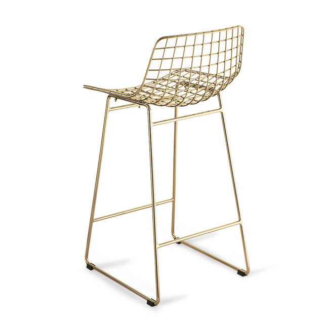 HKliving 凳｜Wire bar stool black
