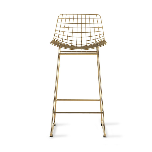 HKliving 凳｜Wire bar stool black
