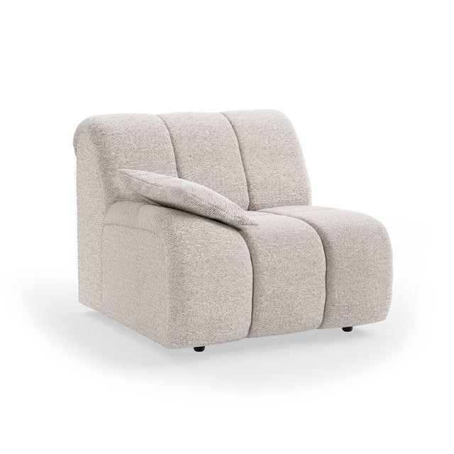 HKliving Wave 模組沙發｜Wave couch: element left low arm