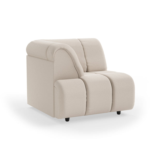 HKliving Wave 模組沙發｜Wave couch: element left high arm