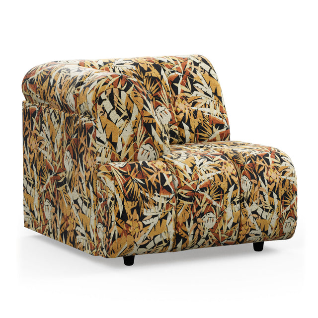 HKliving Wave 模組沙發｜Wave couch: element left high arm, printed hollywood