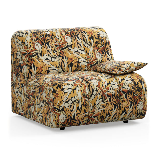 HKliving Wave 模組沙發｜Wave couch: element right low arm, printed hollywood