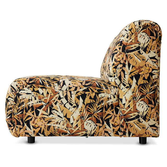 HKliving Wave 模組沙發｜Wave couch: element middle, printed hollywood
