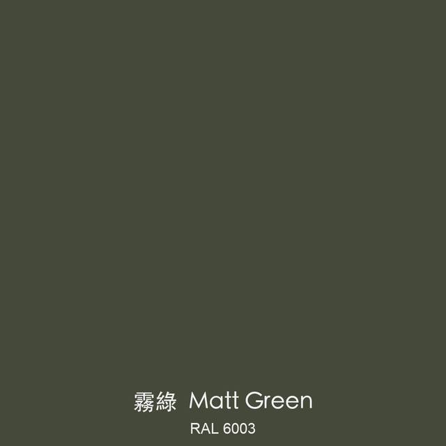 Kriptonite Krossing 霧綠 green RAL6003 色卡