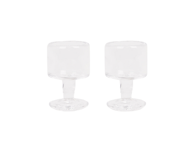 FRAMA-0405 Stem Glass Set of Two 玻璃杯 情境照