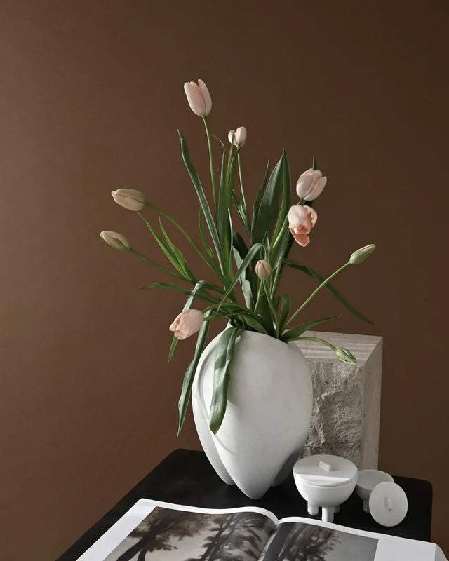 101 Copenhagen-鴨碗(附蓋),中 - 骨白色