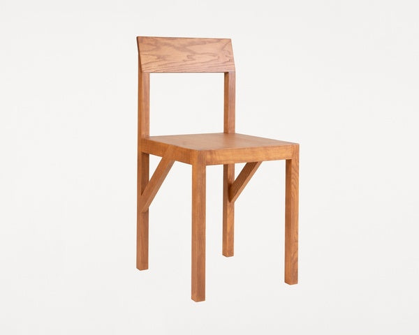 FRAMA-Bracket Chair 單椅 Bracket Chair - Ash - Warm Brown 1.tif
