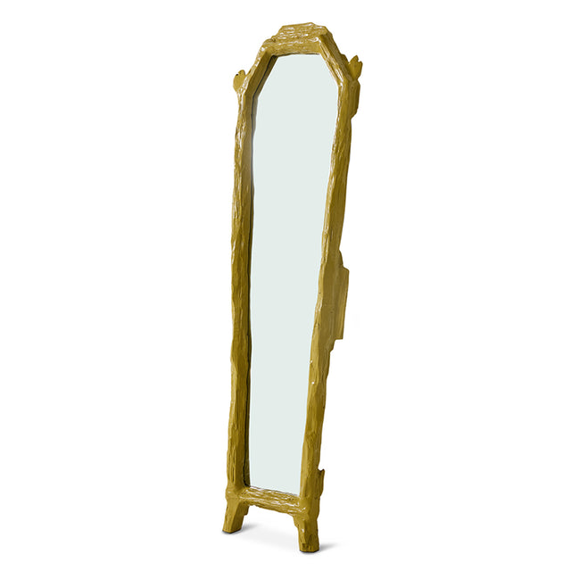 HKliving 鏡子｜Teun Zwets for HKLIVING: antique mirror, khaki