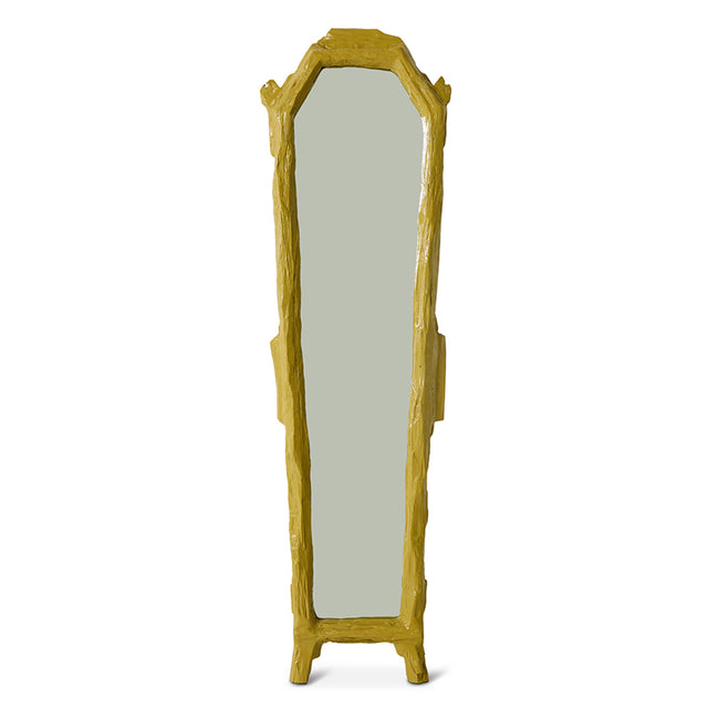 HKliving 鏡子｜Teun Zwets for HKLIVING: antique mirror, khaki
