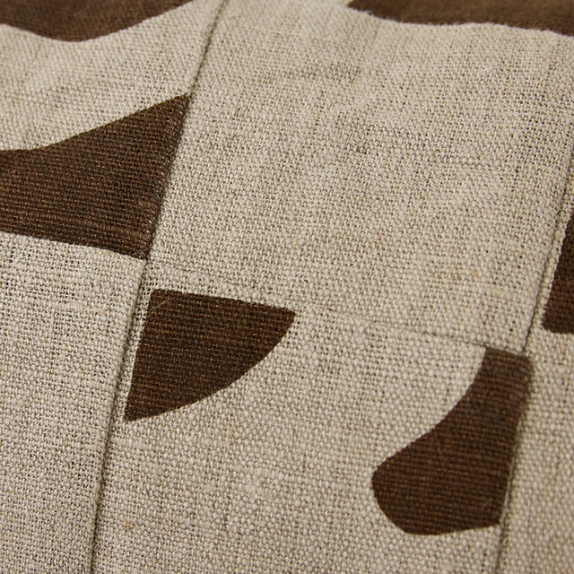 HKliving 抱枕｜Natural patched cushion (70x30cm)