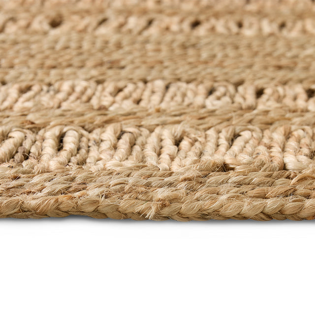 HKliving 地毯｜Soleil jute runner oval (60x165cm)
