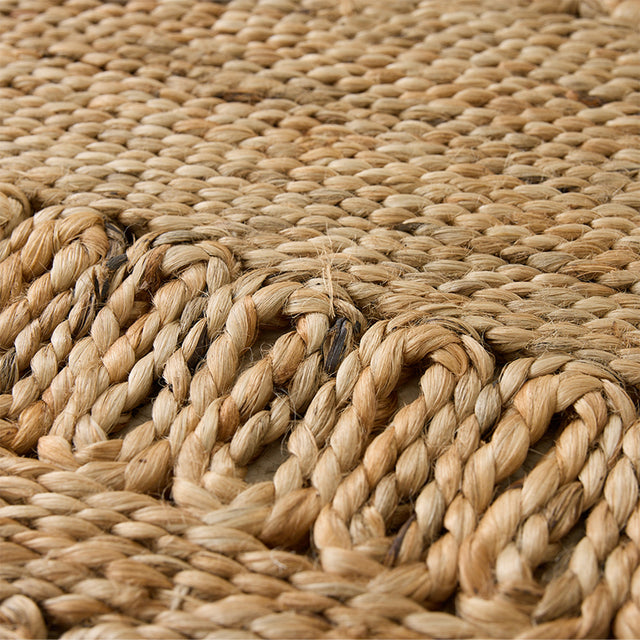 HKliving 地毯｜Soleil jute runner oval (80x300cm)