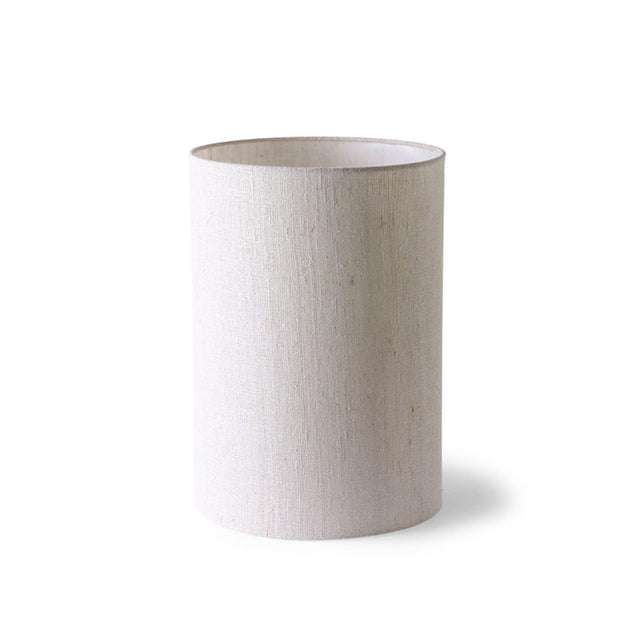 HKliving 燈罩｜Cylinder lamp shade natural linen (24,5x24,5cm)