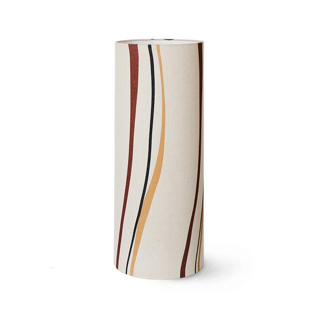 HKliving 燈罩｜Cylinder lamp shade swirl (33x33cm)