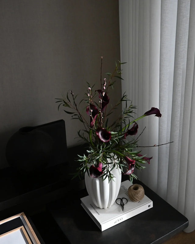 101 Copenhagen-綻放花瓶,細長小 - 骨白色