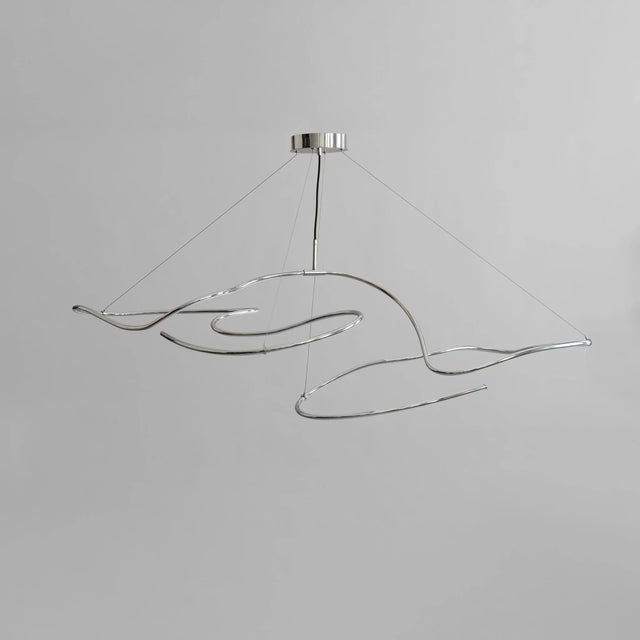 幽靈枝形吊燈,大 - 鉻色