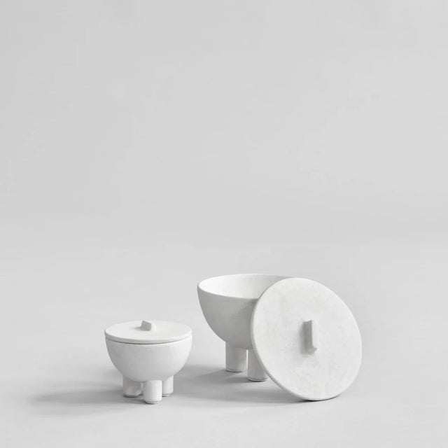 101 Copenhagen-鴨碗(附蓋),中 - 骨白色